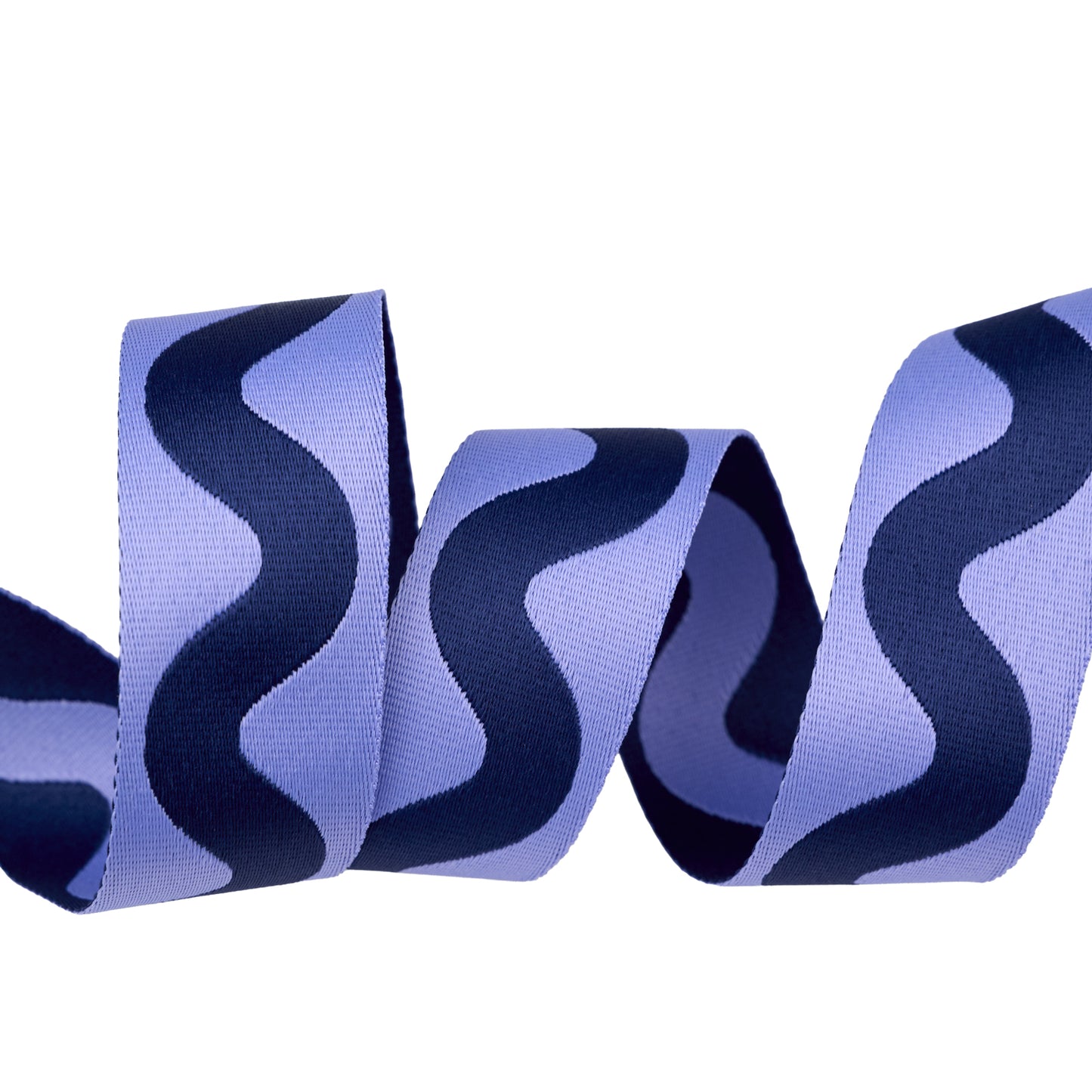 Floral Reef - Big Squiggle in Marine - 1-1/2" width WEBBING - by Tula Pink - One Yard (Preorder)