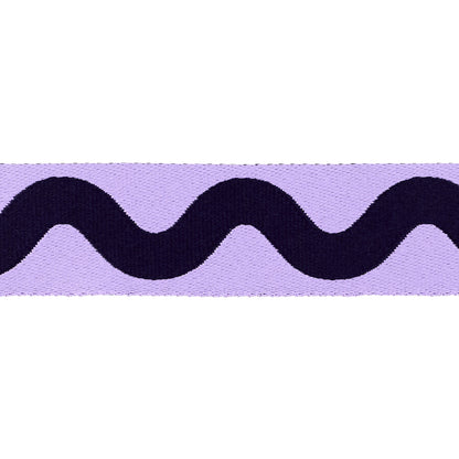 Floral Reef - Big Squiggle in Ultraviolet - 1-1/2" width WEBBING - by Tula Pink - One Yard (Preorder)