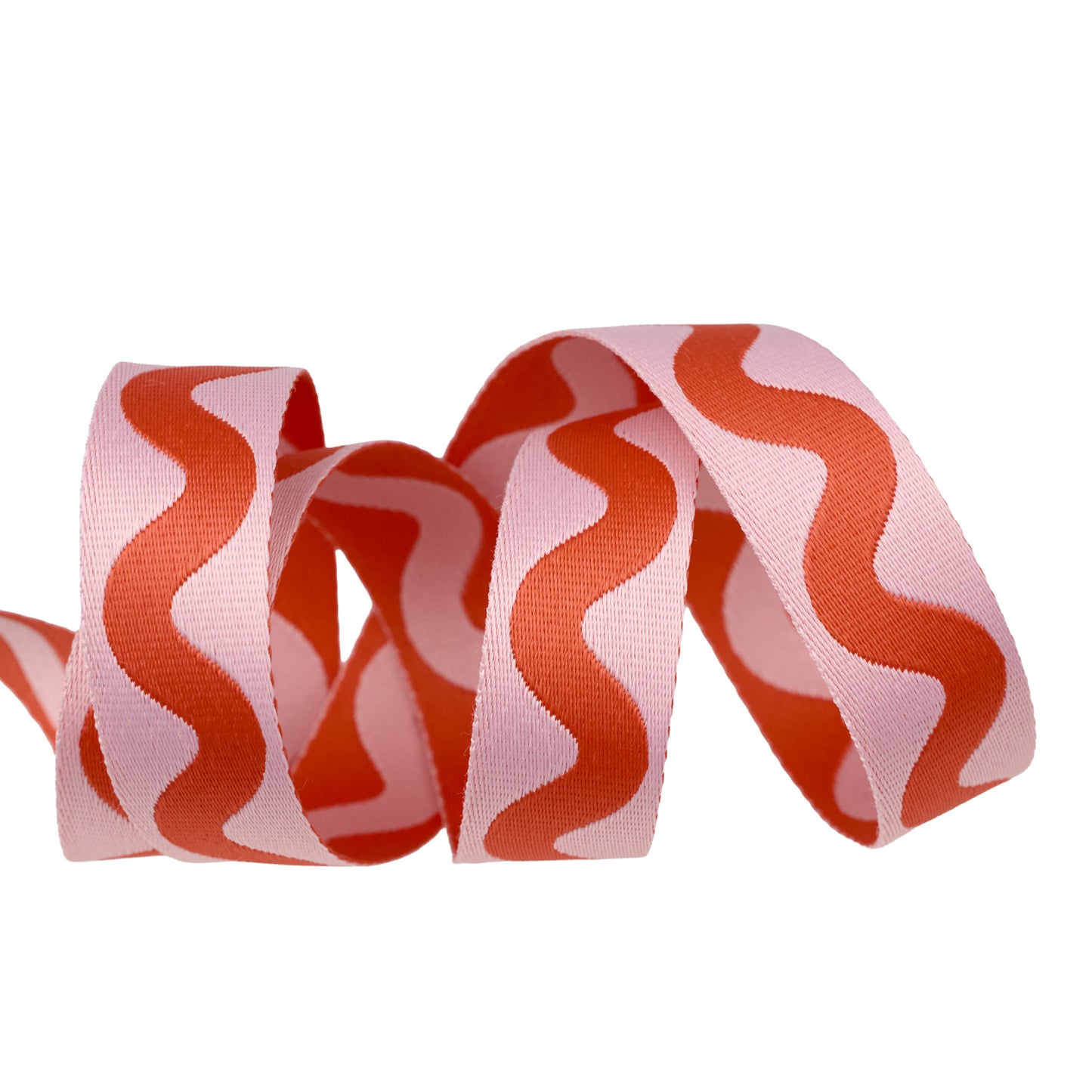 Floral Reef - Lil Squiggle in Coralline - 1" width WEBBING - by Tula Pink - One Yard (Preorder)