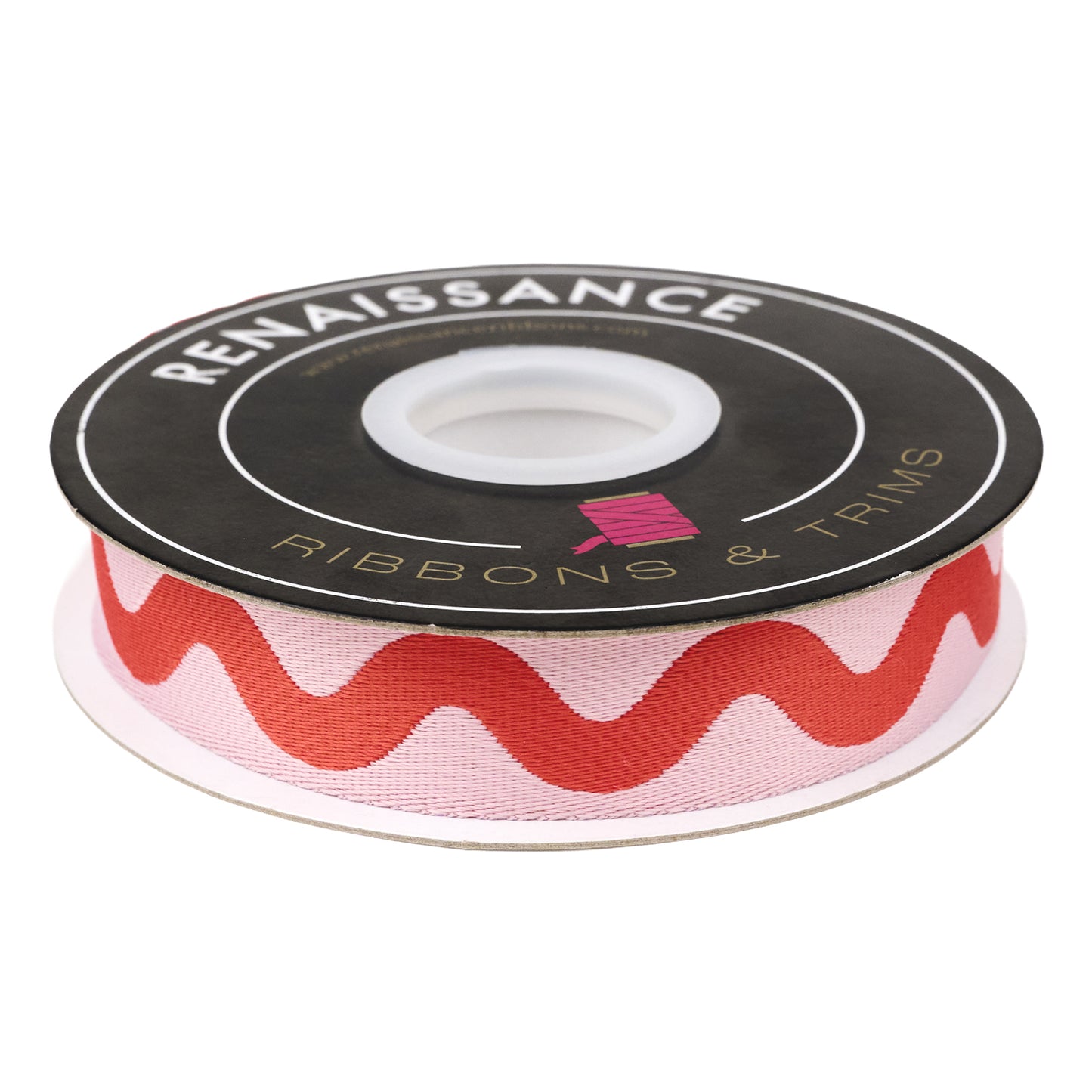 Floral Reef - Lil Squiggle in Coralline - 1" width WEBBING - by Tula Pink - One Yard (Preorder)