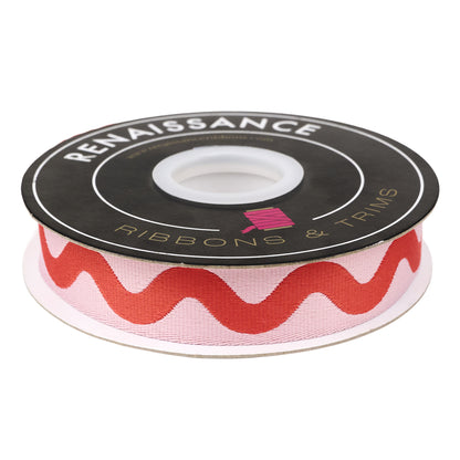 Floral Reef - Lil Squiggle in Coralline - 1" width WEBBING - by Tula Pink - One Yard (Preorder)