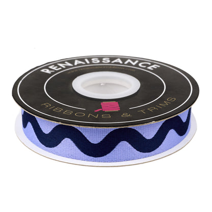 Floral Reef - Lil Squiggle in Marine - 1" width WEBBING - by Tula Pink - One Yard (Preorder)