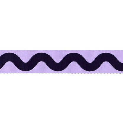 Floral Reef - Lil Squiggle in Ultraviolet - 1" Width Webbing - by Tula Pink - One Yard (Preorder)