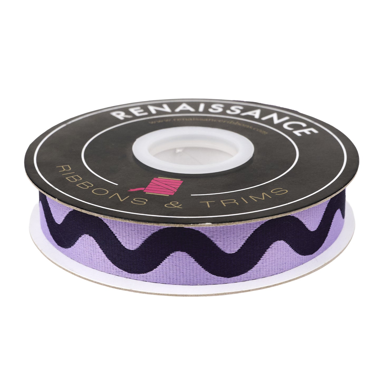 Floral Reef - Lil Squiggle in Ultraviolet - 1" Width Webbing - by Tula Pink - One Yard (Preorder)