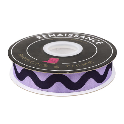 Floral Reef - Lil Squiggle in Ultraviolet - 1" Width Webbing - by Tula Pink - One Yard (Preorder)