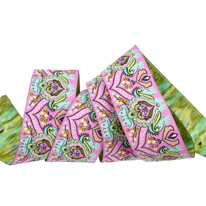 Prince Charming Deja Vu - Frog Prince in Gumball - 1-1/2" width - by Tula Pink - One Yard (Preorder)