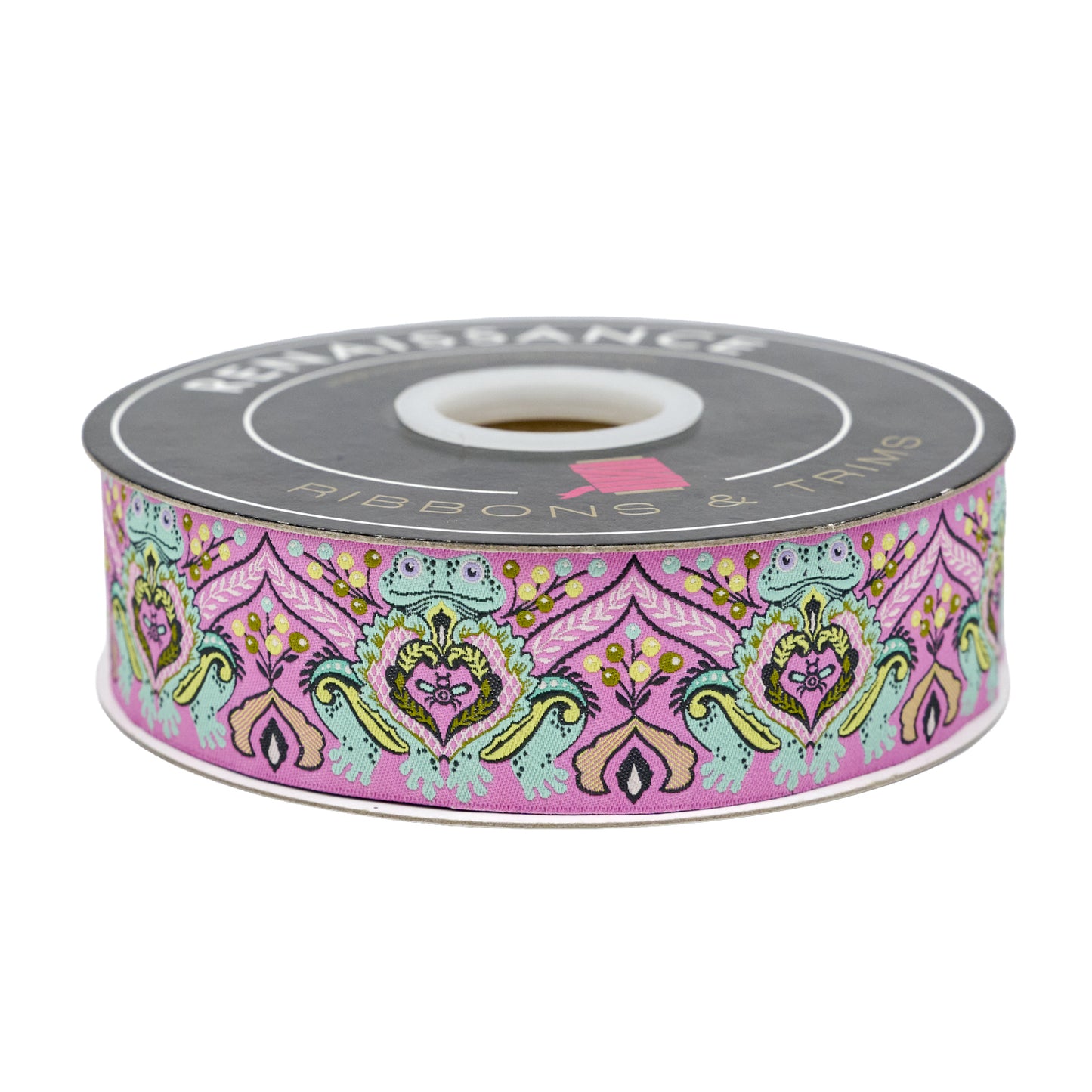 Prince Charming Deja Vu - Frog Prince in Gumball - 1-1/2" width - by Tula Pink - One Yard (Preorder)