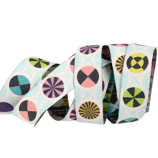 Prince Charming Deja Vu - Taffy in Sugar Rush - 7/8" width - by Tula Pink - One Yard (Preorder)