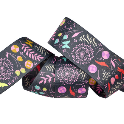 Prince Charming Deja Vu - Dandelion WEBBING - 1-1/2" width - by Tula Pink - One Yard (Preorder)