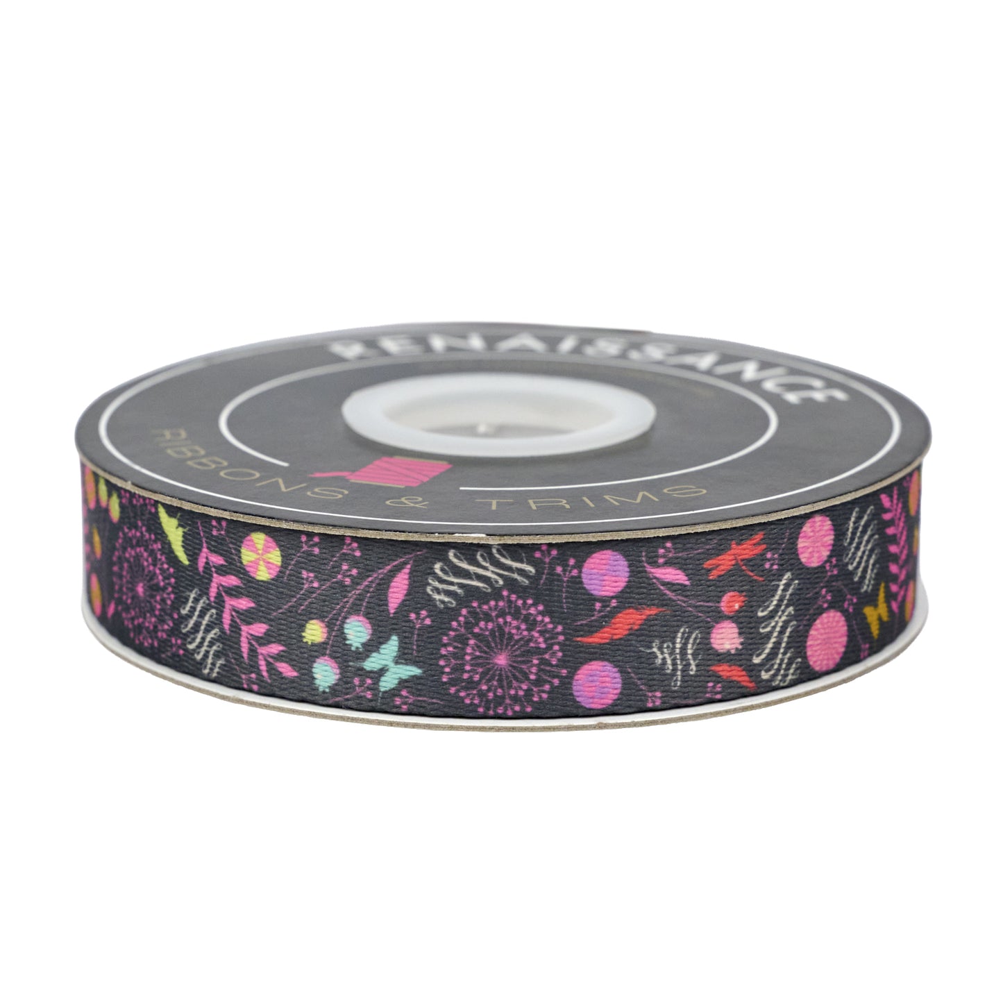 Prince Charming Deja Vu - Dandelion WEBBING - 1" width - by Tula Pink - One Yard (Preorder)