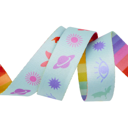 Legendary - Charmed WEBBING in Stardust - 1" width - by Tula Pink - One Yard (Preorder)