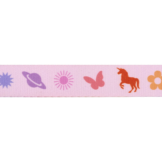 Legendary - Charmed WEBBING in Wild Orchid - 1" width - by Tula Pink - 3 Yard Pack (Preorder)