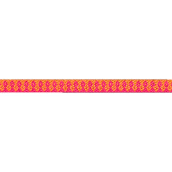Renaissance Ribbons - Wanderer in Orange & Hot Pink 3/8" - One Yard