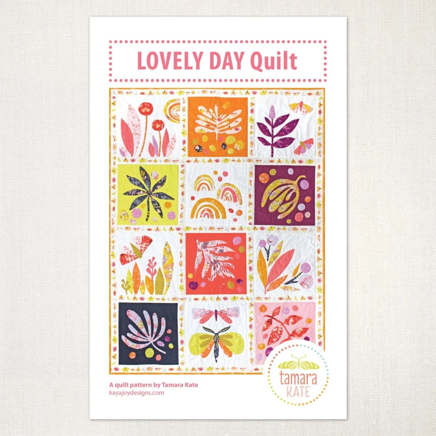 Lovely Day - Quilt Pattern - Tamara Kate - TK101 - Paper Pattern
