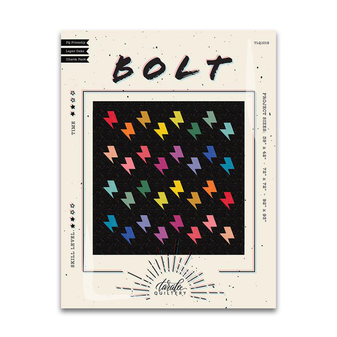 PREORDER - Bolt - Quilt Pattern - Taralee Quiltery - TLQ 1018 - Paper Pattern