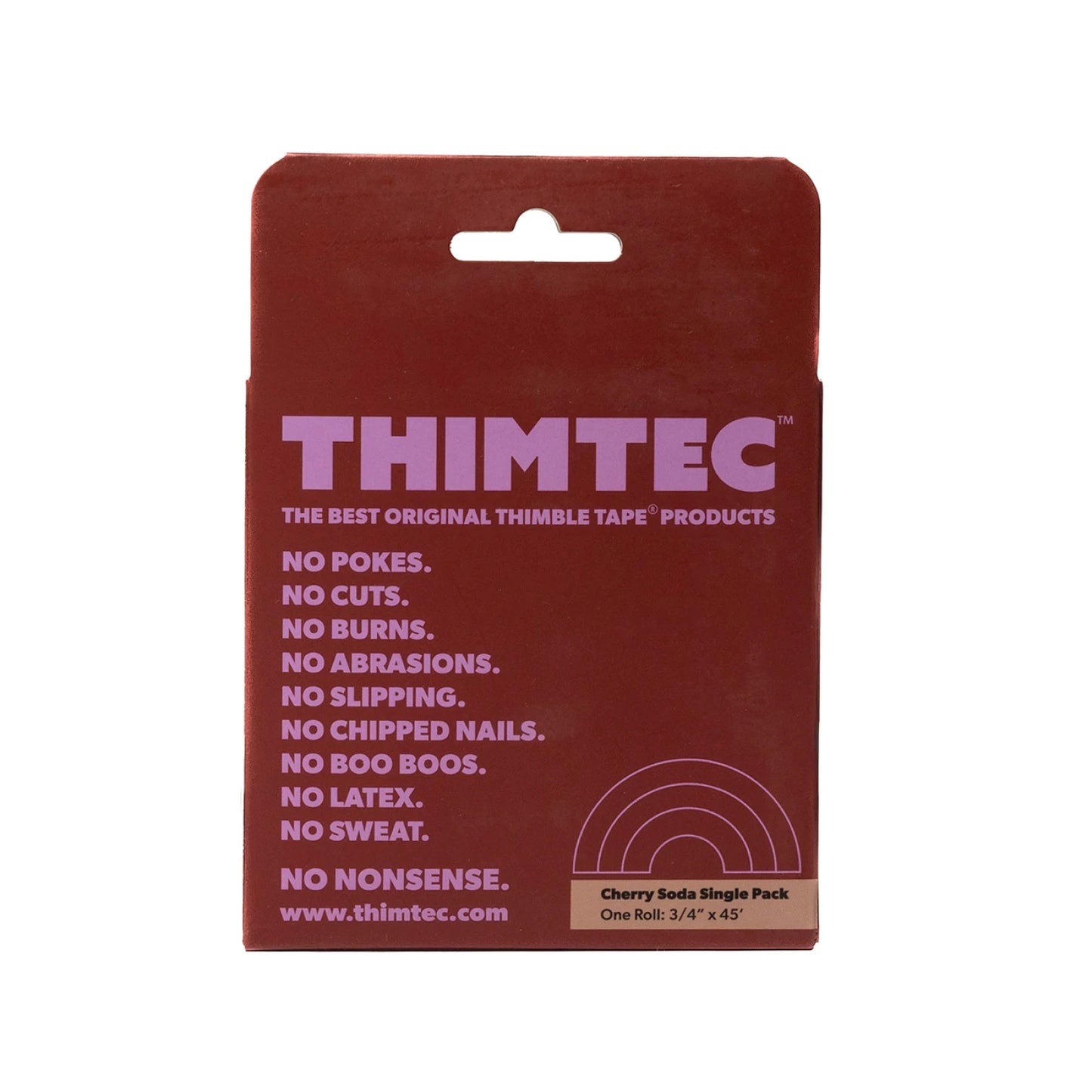 Thimtec Thimble Tape - Cherry Cola