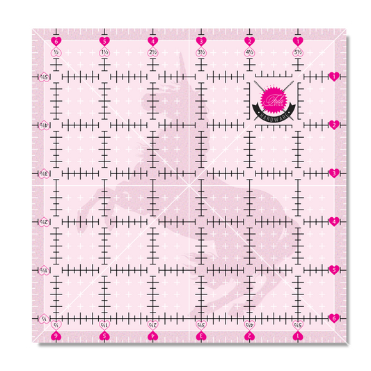 Tula Pink Hardware - 6.5" X 6.5" - Non Slip Unicorn Ruler - TP2SQ6