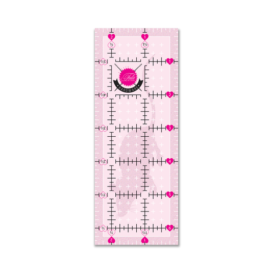 Tula Pink Hardware - 2.5" X 6.5" - Non Slip Mouse Ruler - TP2X6