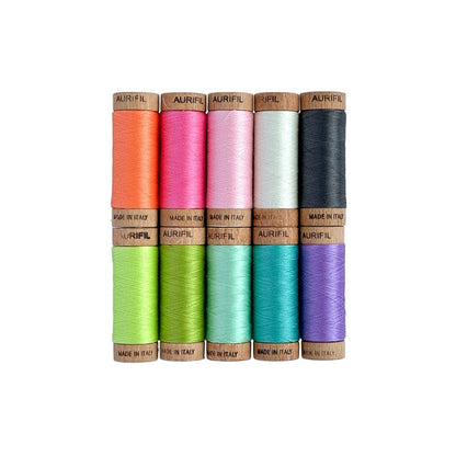 Untamed - 80wt Aurifil Thread Set - 10 pc Set - TP80UD10