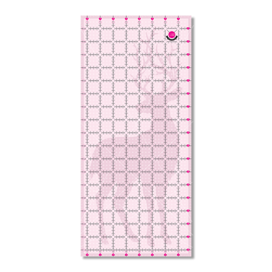 Tula Pink Hardware - 8.5" X 18.5" - Non Slip Deer Ruler - TP8X18