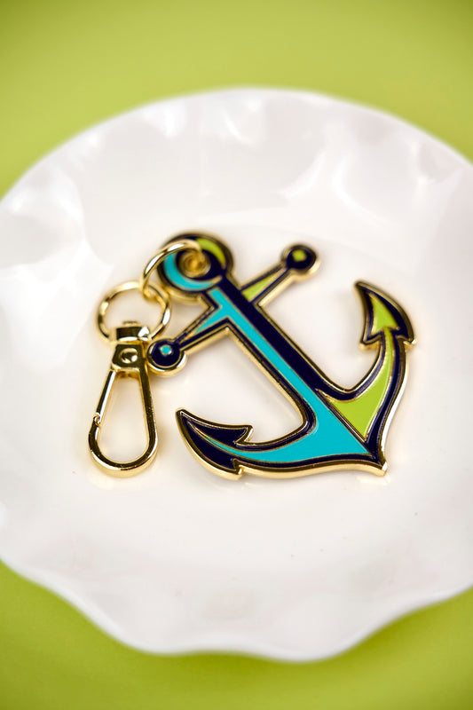 Sallie Tomato - Anchors Aweigh Marine Bag Charm - STS344