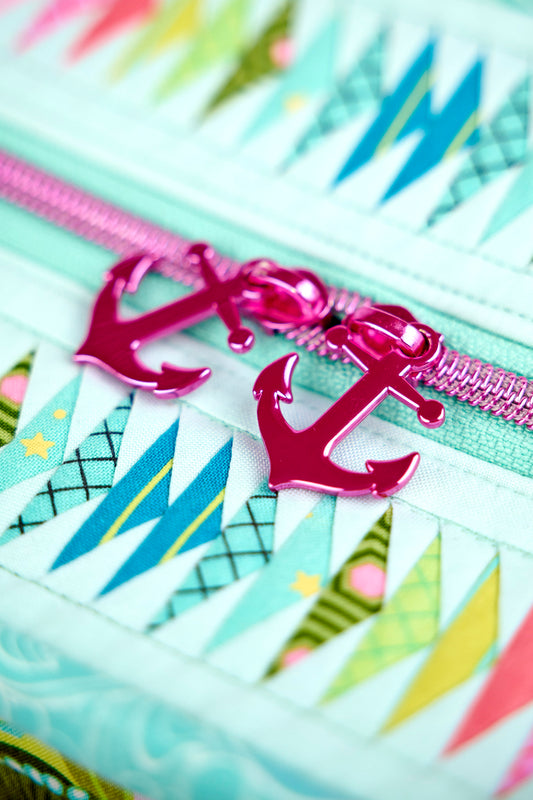Sallie Tomato - Four Tula Pink Sinkies Zipper Pulls - STS342P (Preorder)