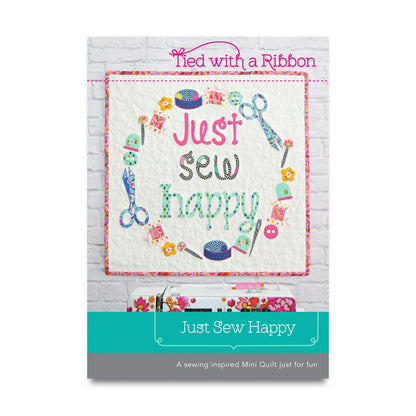 Tied With a Ribbon - Just Sew Happy - Mini Quilt Pattern - TR030