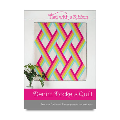 Tied With a Ribbon - Denim Pockets - Quilt Pattern - TR069