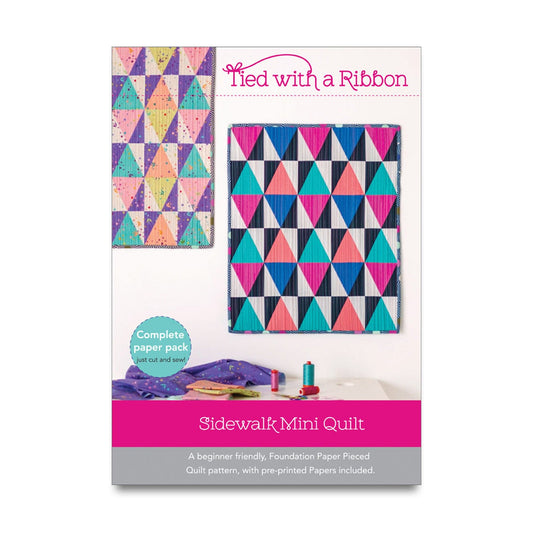 Tied With a Ribbon - Sidewalk Mini Quilt Pattern - TR073