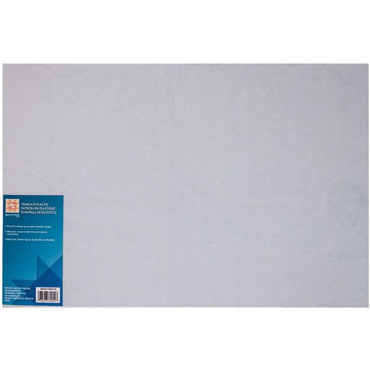 Clear Template Plastic - (1) 12" x 18" sheet - 882670051A