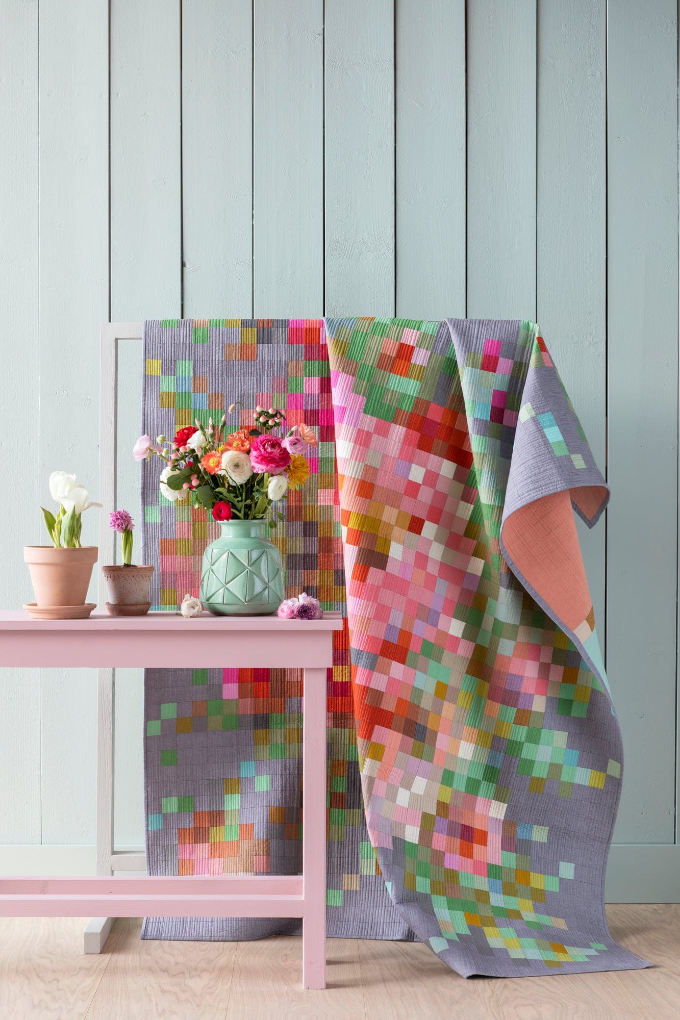 Tilda's Flower Bouquet Embroidery Quilt Kit by Tilda Fabrics