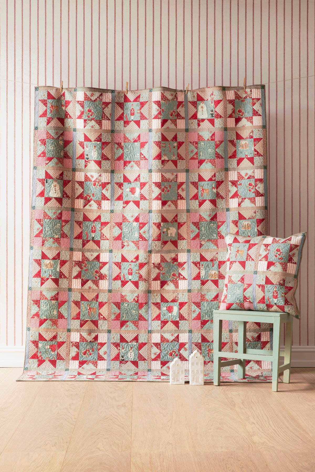 Christmas Star Quilt Kit - Tilda's Merry Little Christmas - Fabric Only (Preorder)