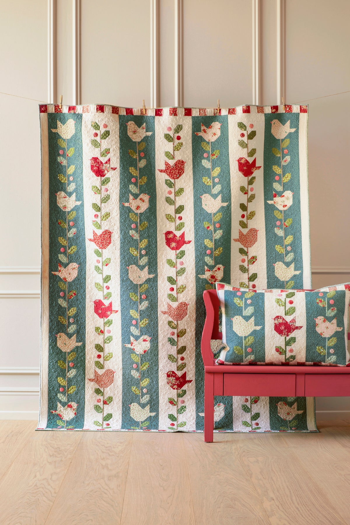 Winter Birds Quilt Kit - Tilda's Merry Little Christmas - Fabric Only (Preorder)