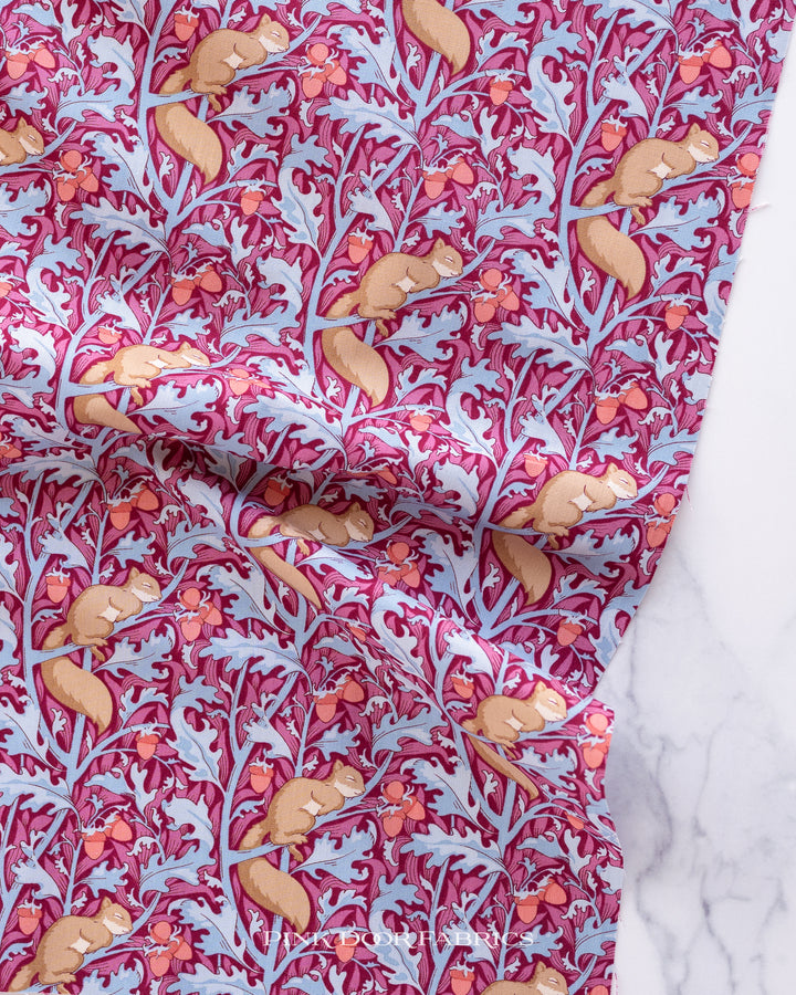 Hibernation - Squirrel Dreams in Hibiscus - 100530 - Half Yard