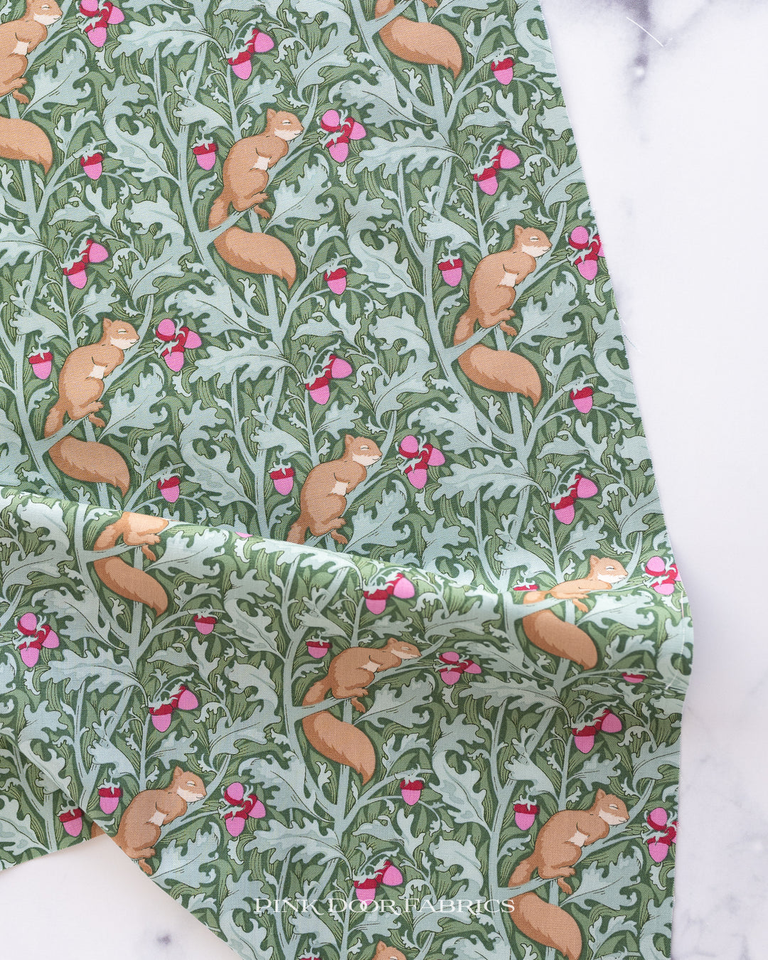 Hibernation - Squirrel Dreams in Sage - 100540 - Half Yard