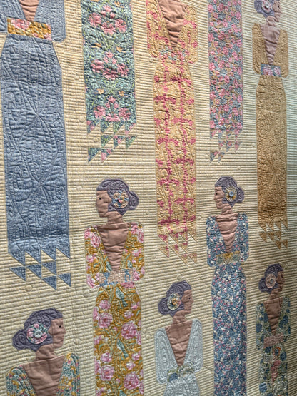 Soiree Quilt Kit {Blue/Yellow} - Songbird Collection by Tilda Fabrics (Preorder)