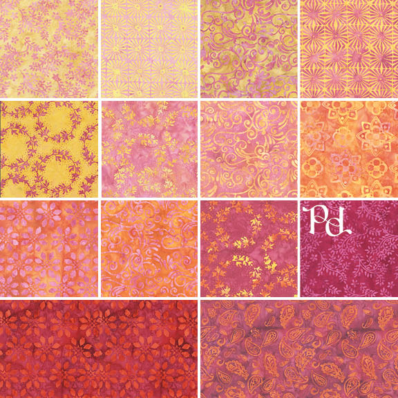 Tropical Sunset - 14 pc Half Yard Bundle (Preorder)