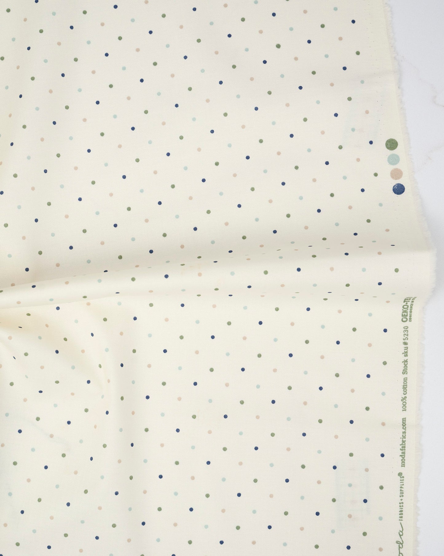 Magic Dot Basics Cream Daydream quilting fabric, part of the True Love fabric collection by Lella Boutique (SKU: 5230 61)