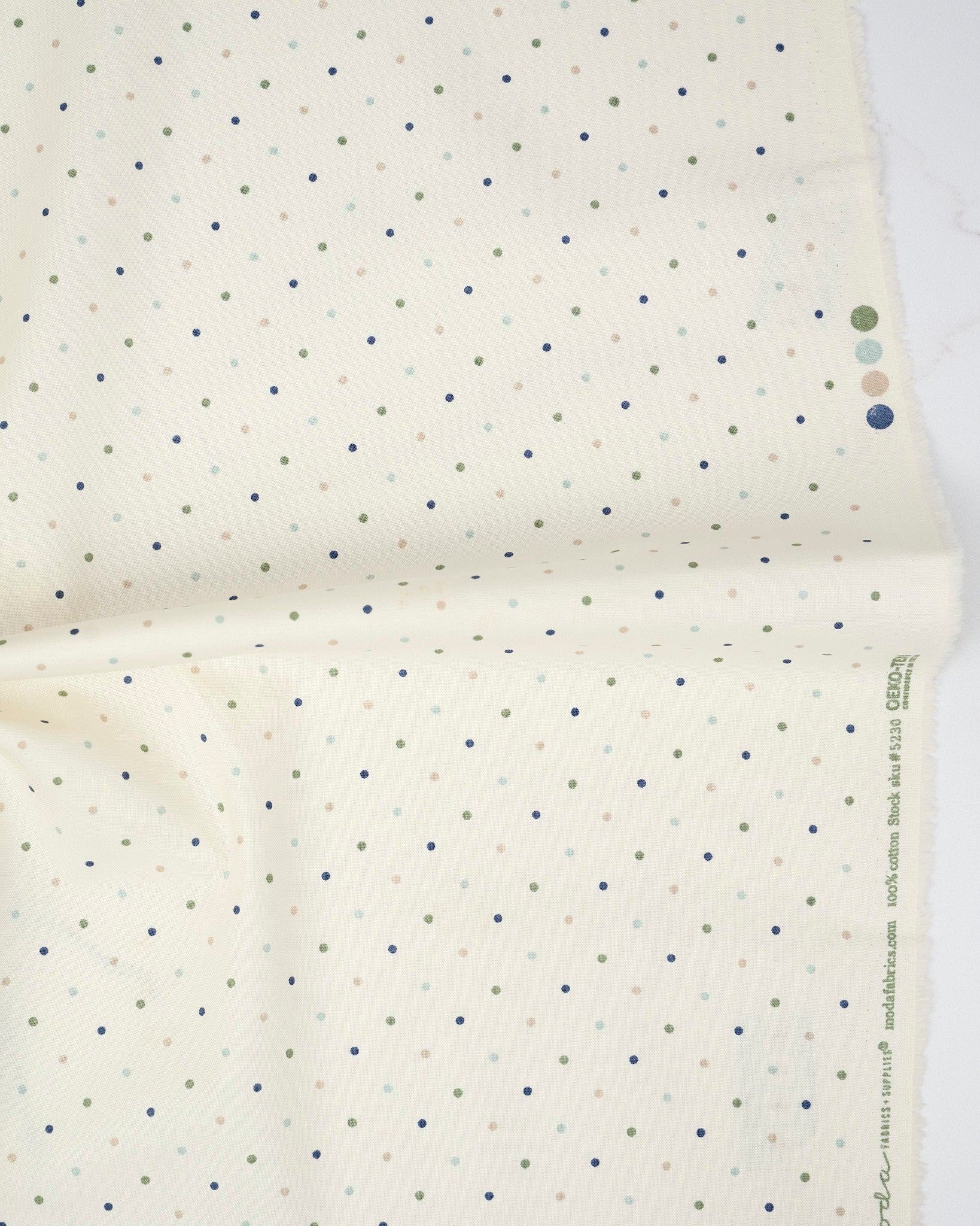 Magic Dot Basics Cream Daydream quilting fabric, part of the True Love fabric collection by Lella Boutique (SKU: 5230 61)