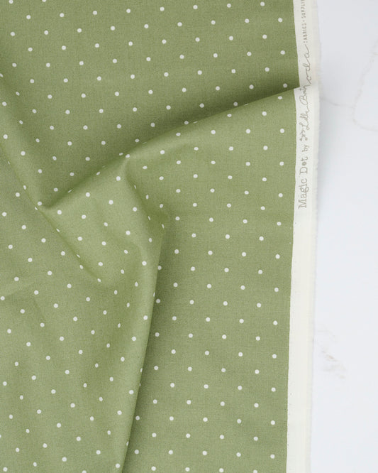 Magic Dot Basics Sprig quilting fabric, part of the True Love fabric collection by Lella Boutique (SKU: 5230 65)