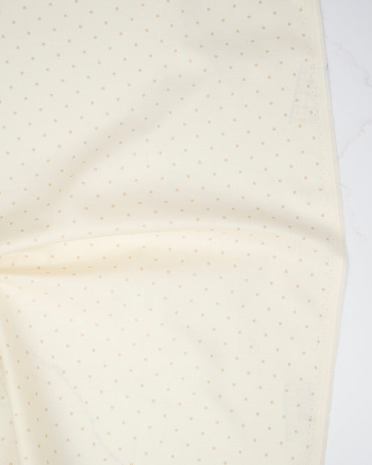Magic Dot Basics Cream quilting fabric, part of the True Love fabric collection by Lella Boutique (SKU: 5230 66)