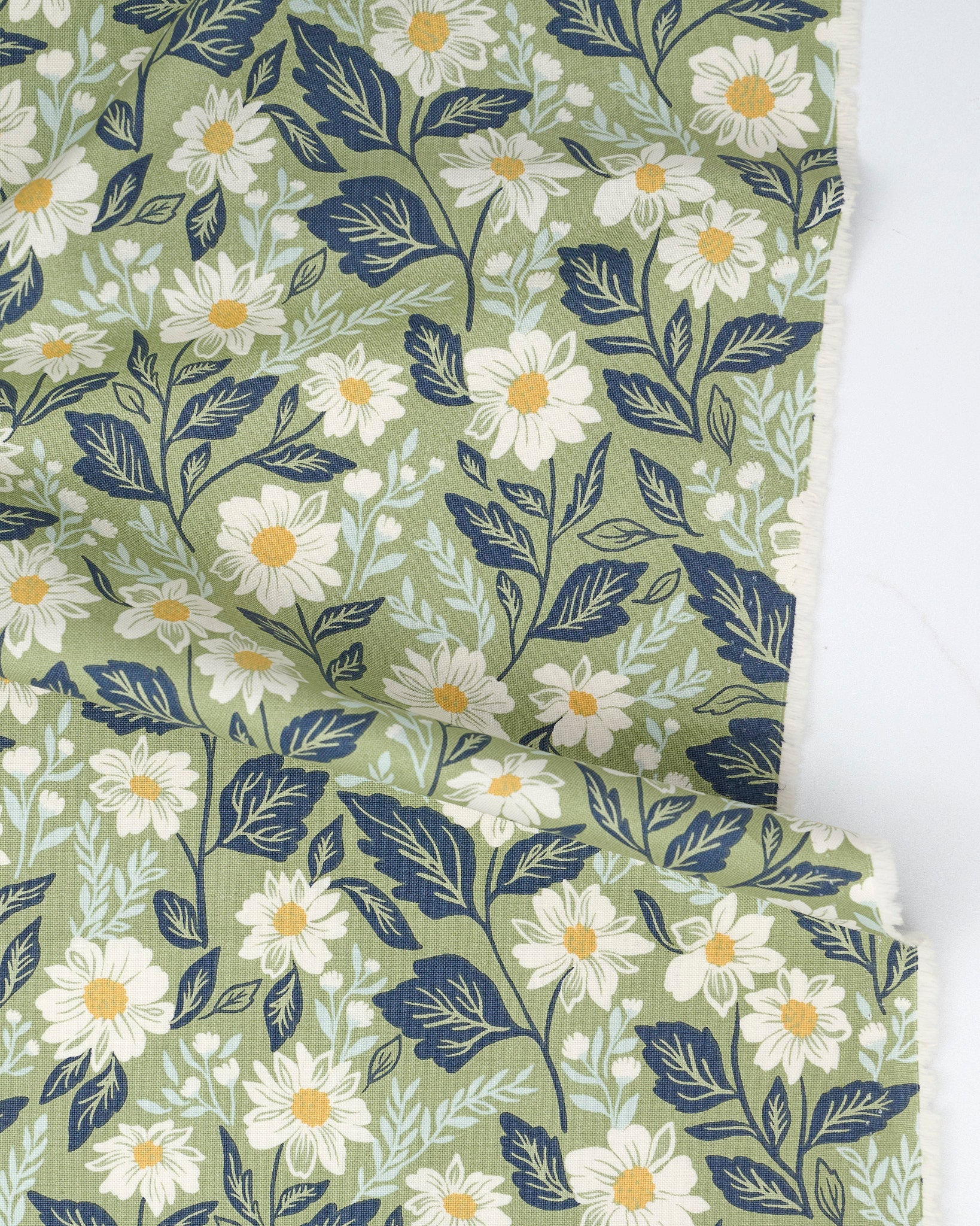Romance Blooms Florals Fern quilting fabric, part of the True Love fabric collection by Lella Boutique (SKU: 5260 15)