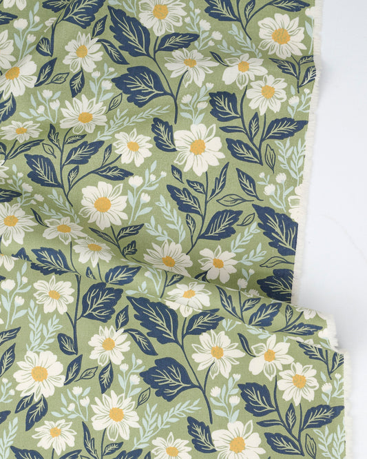 Romance Blooms Florals Fern quilting fabric, part of the True Love fabric collection by Lella Boutique (SKU: 5260 15)