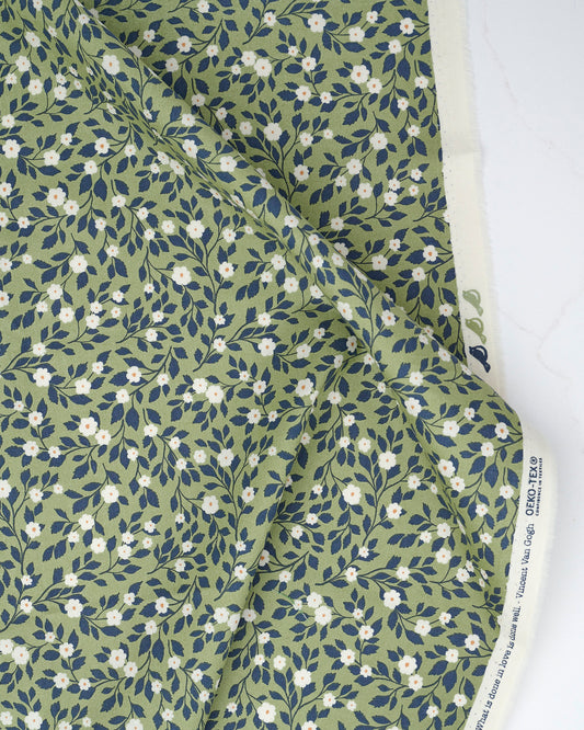 Daydreams Posies Florals Fern quilting fabric, part of the True Love fabric collection by Lella Boutique ( SKU: 5261 15)