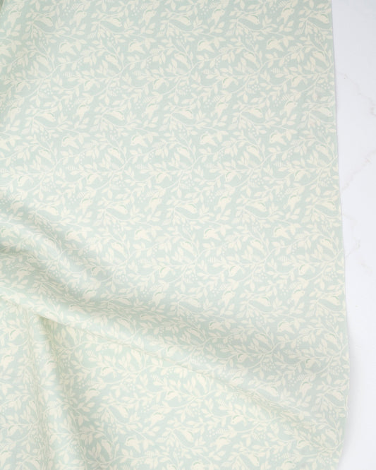 Birds of a Feather Blenders Robins Egg quilting fabric, part of the True Love fabric collection by Lella Boutique (SKU: 5264 14)