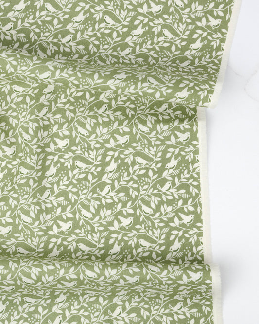 Birds of a Feather Blenders Fern quilting fabric, part of the True Love fabric collection by Lella Boutique (SKU: 5264 15)
