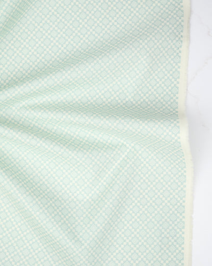 Checkmate Blenders Robins Egg quilting fabric, part of the True Love fabric collection by Lella Boutique (SKU: 5265 14)
