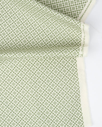 Checkmate Blenders Fern quilting fabric, part of the True Love fabric collection by Lella Boutique (SKU: 5265 15)