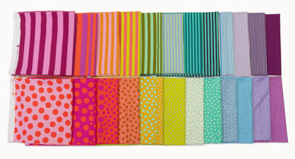 True Colors Sticks and Stones HALF YARD BUNDLE by Tula Pink, 24 pieces (Preorder)