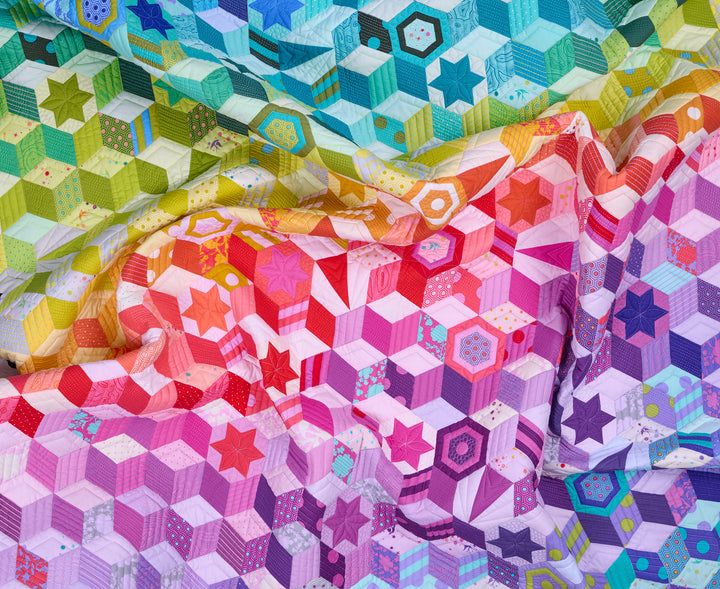 Tumbling Cosmos - Block of the Month - Begins January 2024